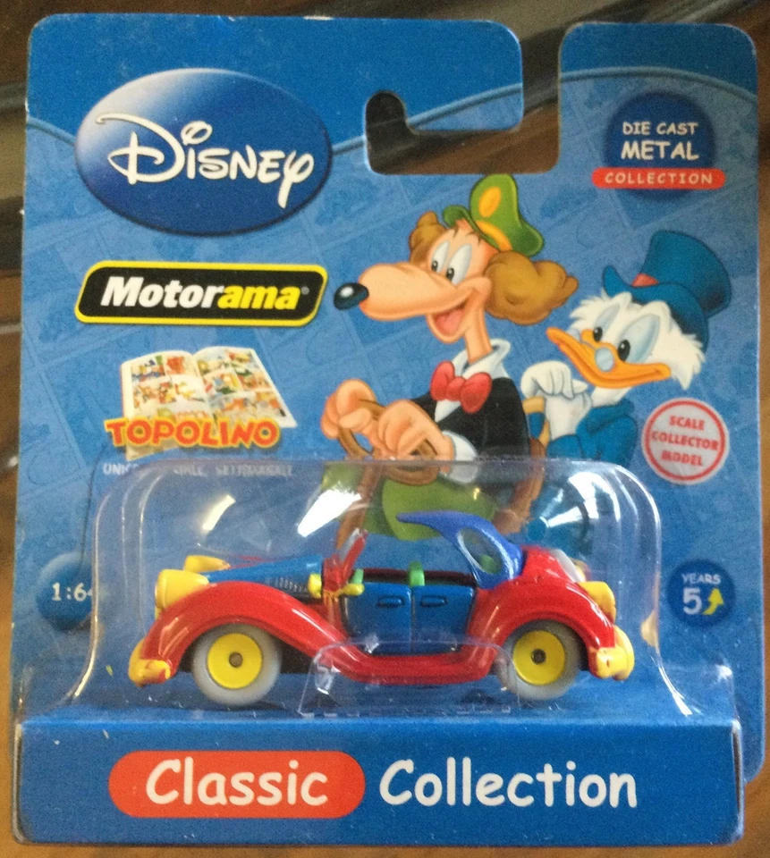 Motorama Disney 1/64 Lotto N.11 Auto Modelli New MISB -Raro Vd Dettaglio  e Foto - Immagine 3 di 4