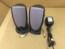 Genuine Dell W2739 12V Aux Stereo Multimedia A215 Speaker w/ Power Supply Tested