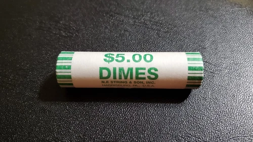2026 Denver SemiQ Uncirculated Dime $5 Roll 50 Coins