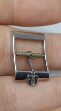 OMEGA FIBBIA ARDIGLIONE 16 MM ORIGINAL BUCKLE OROLOGIO VINTAGE WATCH MONTRE UHR