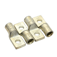 Lot of 4x ABB Thomas & Betts 53114 Heavy Duty Copper Lug 300 MCM 76 Die 1-Hole