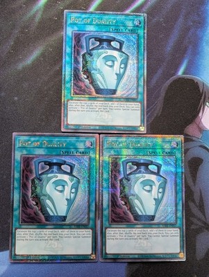 YuGiOh! Topf der Dualität RA02-DE057 Vierteljahrhundert selten x 3 SPIELSET 1. Auflage