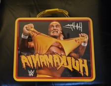 Hulk Hogan Hulk Hulkamaina WWE Metal Lunch Box School Tin Box Co Steel Box WWF