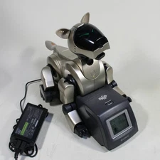 Sony Aibo ERS-210 2nd Gen Gold Robot Pet Dog [Battery Cell Replaced]