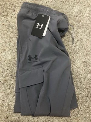 New Big Boy's Under Armour Icon Woven Pants Gray Pick Size MSRP:$50.00