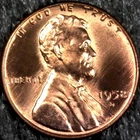 1958-D Uncirculated Lincoln Wheat Cent Re-Punched Mintmark & Die Crack Errors