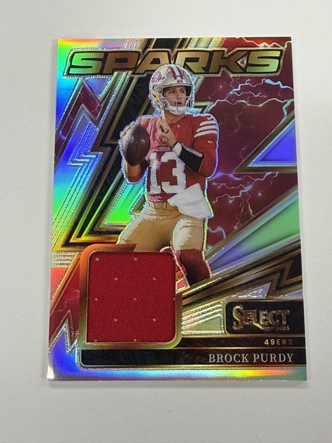 2025 Panini Select - Sparks Brock Purdy #SPK-BPY /149 (MEM) 49ers