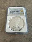2014 W Proof Silver Eagle Congratulations Set NGC PF70 UC Gold Star Label