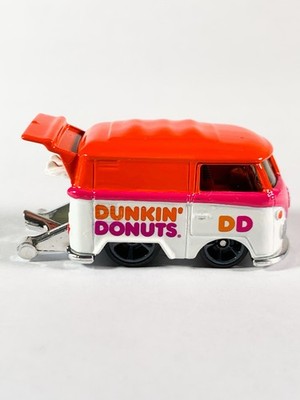 Hot Wheels Custom Kool Kombi DUNKIN DONUTS VW Bus Real Riders Rubber Tires