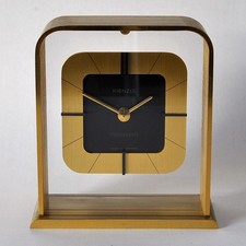 OROLOGIO DA TAVOLO Kienzle cronoquarzo, ottone, anni '70