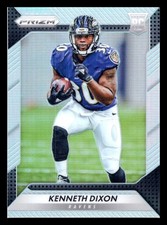 2016 Panini Prizm Silver Prizms #242 Kenneth Dixon RC Rookie Baltimore Ravens