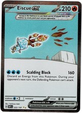 Eiscue ex 222/197 Special Illustration Rare Obsidian Flames Pokemon Holo NM on eBay