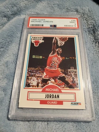 Michael Jordan 1990 Fleer PSA 9 #26 MINT Chicago Bulls HOF GOAT 48060415