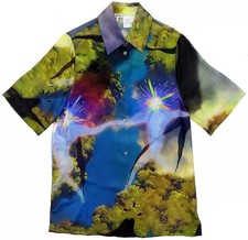 Used Polo shirt/work shirt Star Child shirt full color 34 size "LOEWE x