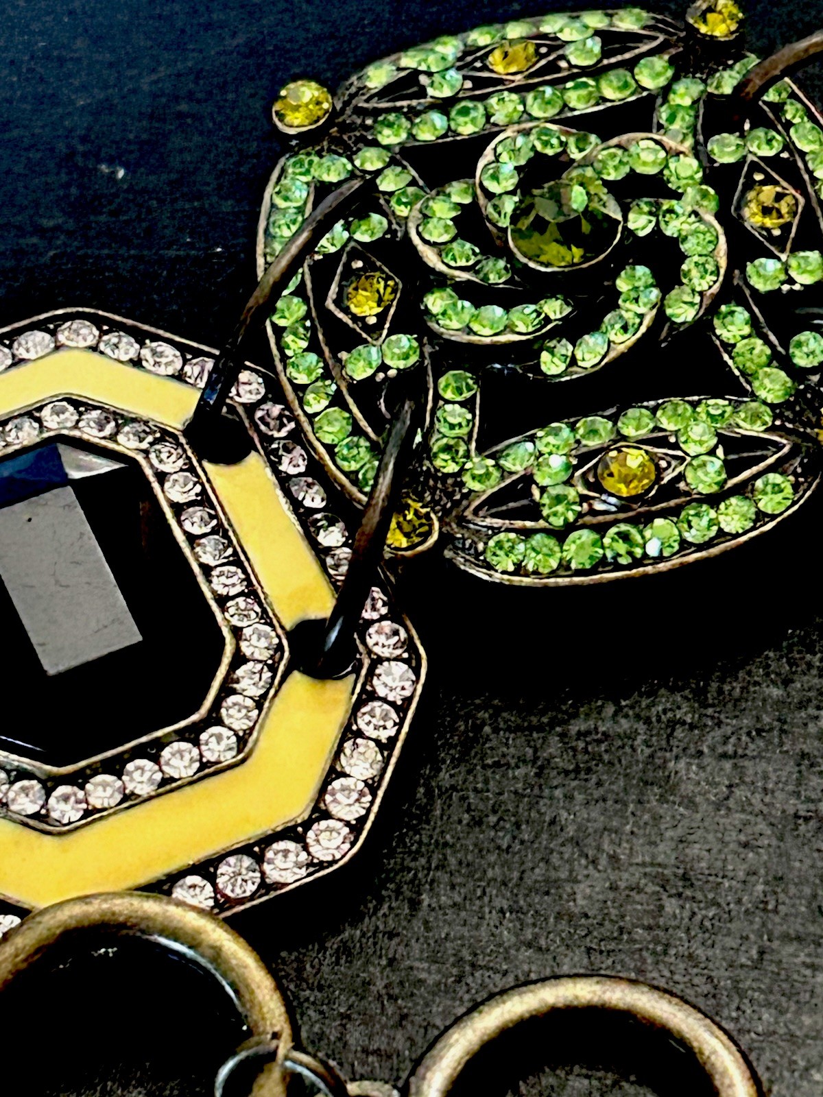 Vintage Statement Bracelet By Plunder Ornate Pane… - image 3