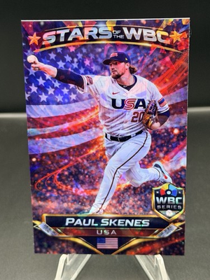#ad #ad Paul Skenes USA Stars Of The WBC World Baseball Classic Fan Card Holo 🇺🇸 $7.99