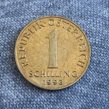 Austria 1 Shilling 1993 Almost uncirculated  KM#2886 Europe Coin luster  U5*