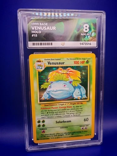 Venasaur Holo | 15/102 | RARE NM-MT | Base Set | Pokemon Card | ACE 8 - Not PSA