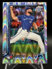 2025 Topps Chrome Adam Kloffenstein #47 RayWave Refractor (RC) Blue Jays