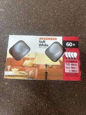 Sylvania 60W Soft White Light Bulbs 4-Pack Lot of 4 Total