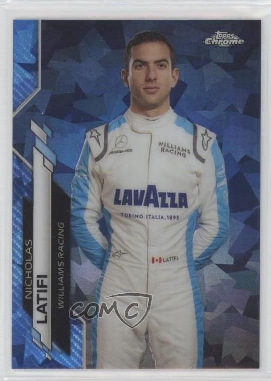 2020 Topps Chrome Sapphire Edition Formula 1 F1 Racers Nicholas Latifi #20 4z8