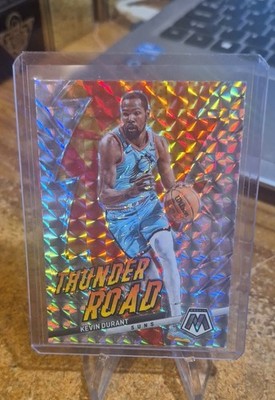 2022-23 Panini Mosaic - Thunder Road Kevin Durant #5 Mosaic Prizm