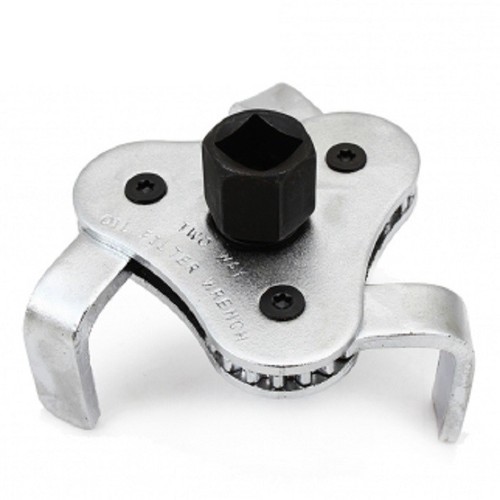UNIVERSAL TWO WAY OIL FILTER WRENCH REMOVAL TOOL FULLY ADJUSTABLE HEAVY