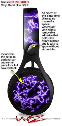 Skin for Beats EP Electrify Purple de WraptorSkinz - Imagen 2 de 4