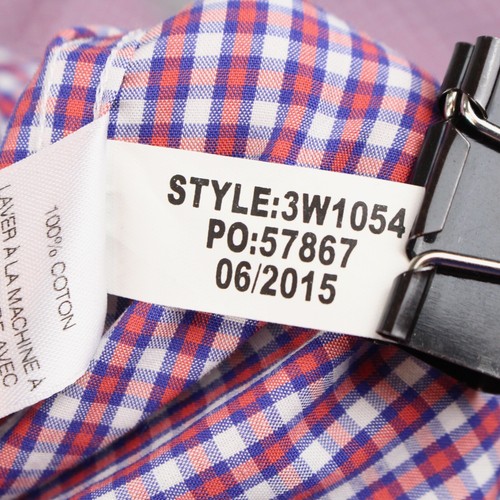 Vineyard Vines Whale Shirt Boys L 16 Red Purple Plaid Button Down Cotton Gingham - Picture 6 of 7