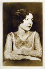 Stella Grassman 'Tattooed Lady' Tattoo RPPC Photo Postcard COPY