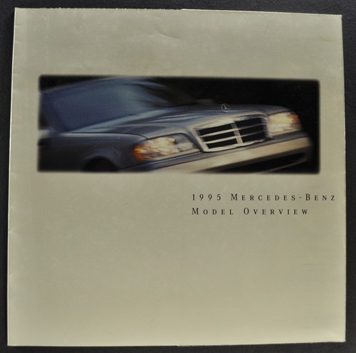 1995 Mercedes-Benz Brochure SL-500 600 S-350 420 E-320 C-280 Excellent Original
