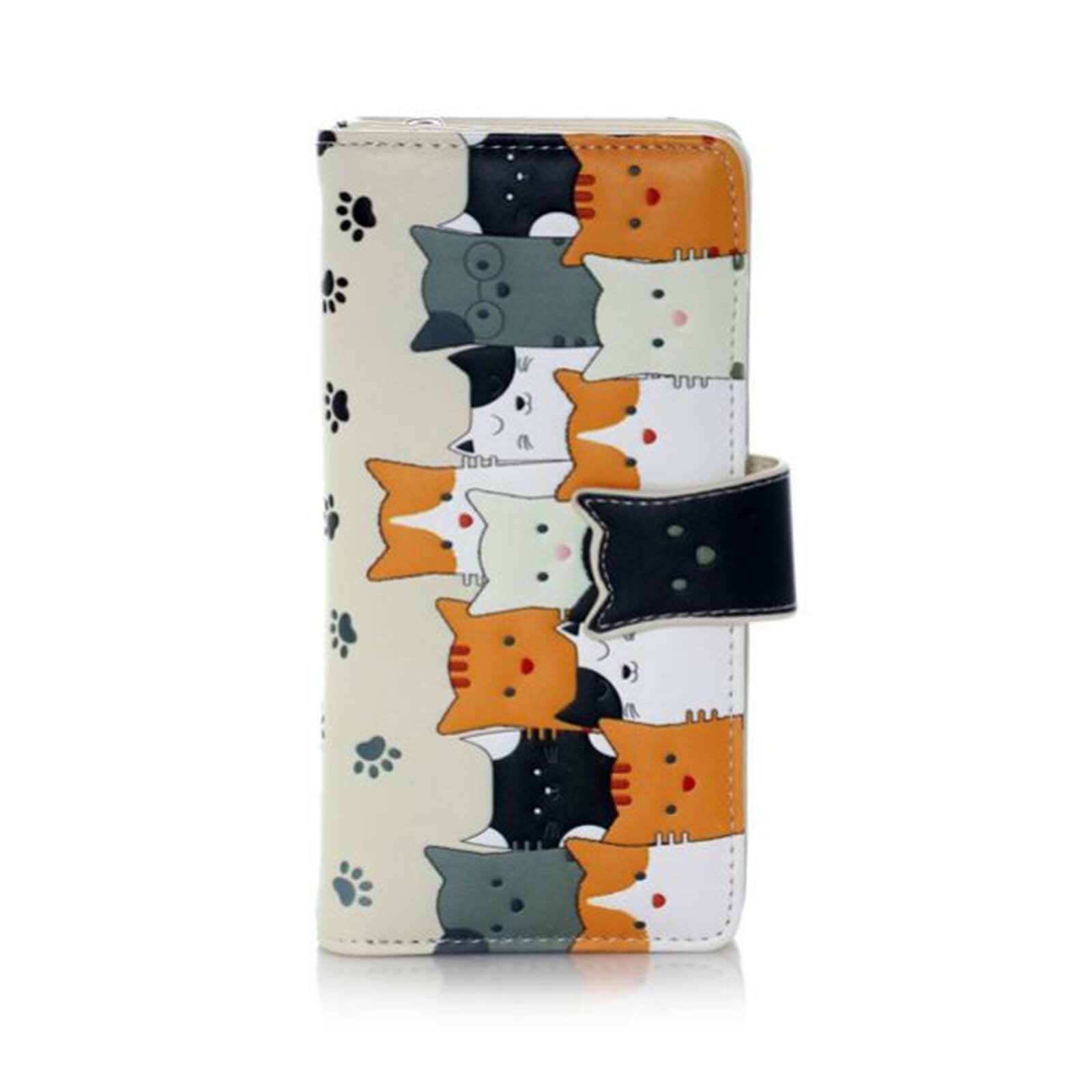 Большой бежевый кошелек на молнии Shagwear Cat Crowd НОВЫЙ В НАЛИЧИИ 6590₽