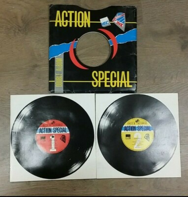 DOUBLE ALBUM ACTION SPECIAL by BUSY B RECORDS  **  PAPERBACK