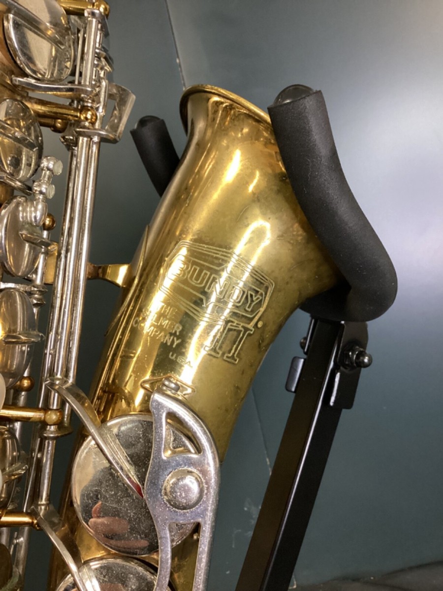 VINTAGE SELMER BUNDY II ALTO SAXOPHONE SAX W/ CASE (For Parts Not