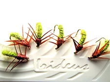 Irideus fly fishing flies Local Talent Leggy Caddis Trout Flies River Steelhead