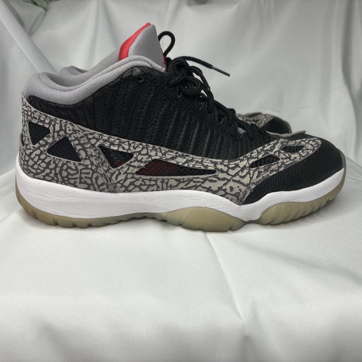 Nike Air Jordan 11 Retro Low IE Black Cement Size 9 919712-006 | eBay
