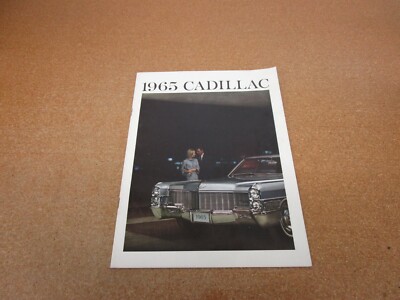 1965 Cadillac Deville Fleetwood Eldorado Calais sales brochure 20 pg ORIGINAL