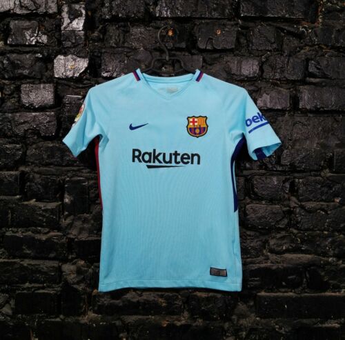 Barcelona Jersey Away football shirt 2017 - 2018 Nike 847386-484 Young Size M - Afbeelding 1 van 12