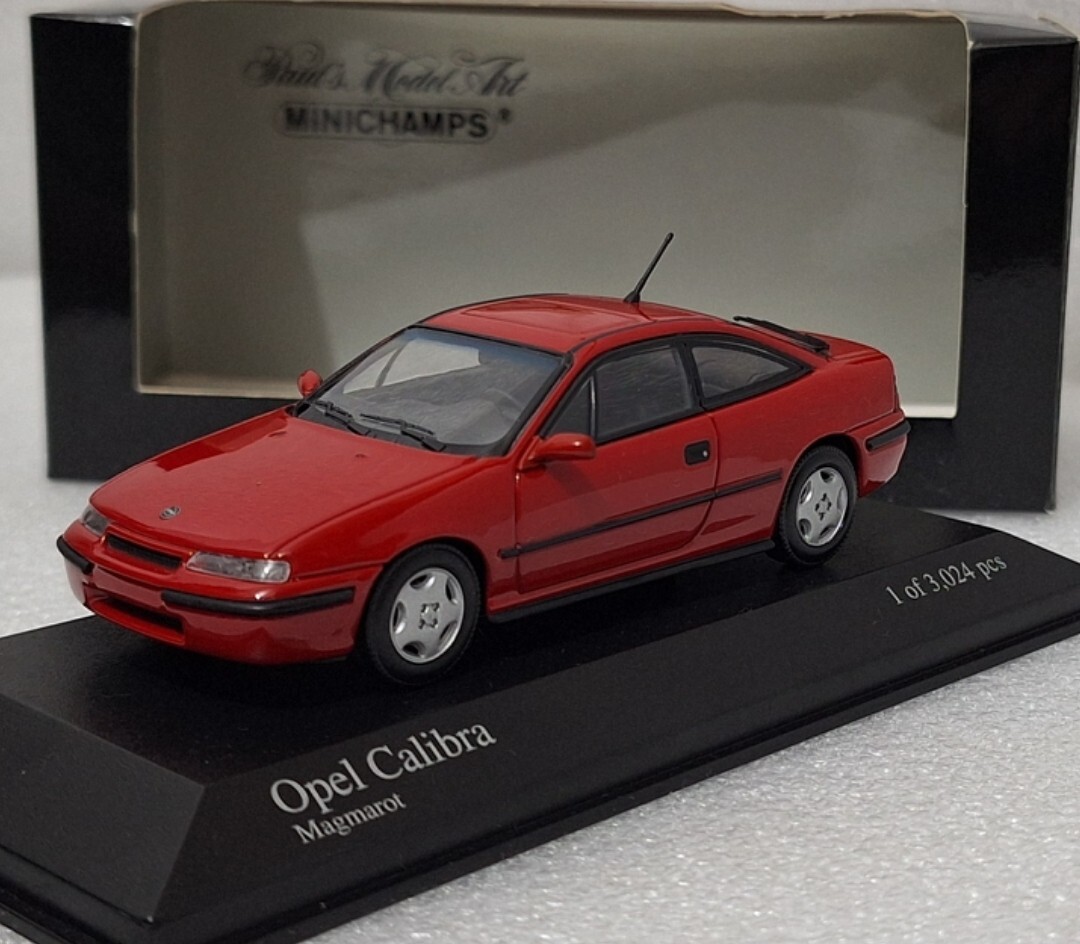 Opel Calibra 2.0i 1990 Red 1:43 Minichamps 400045720