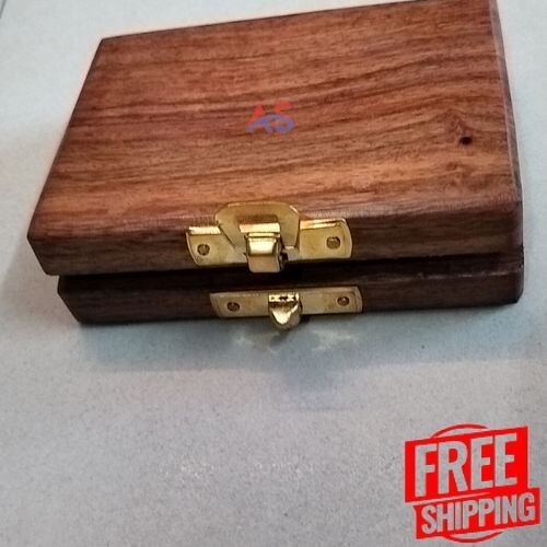 Cadena de reloj de bolsillo con caja totalmente hecha en madera estilo náutico regalo perfecto - Imagen 7 de 8