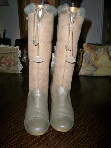 morlands sheepskin ladies boots