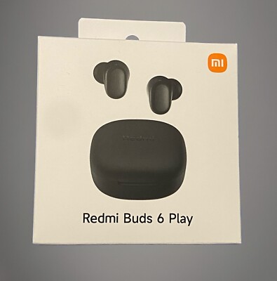 Xiaomi Redmi Buds 6 Play In-Ear / Bluetooth 5.4 / Offizielle Mi Kopfhörer / Black