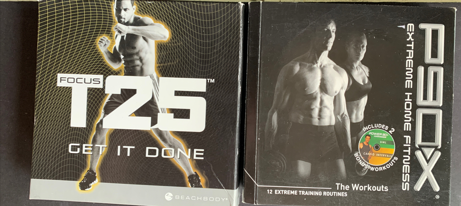 LOT OF BEACHBODY P90x T25 F12