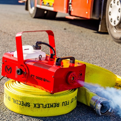 F3000 DMX Nebelmaschine rot, Funkfernbedienung FOG 3000W Nebel Rauch Feuerwehr - Bild 6 von 10