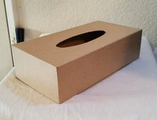 DIY** MAKE YOUR OWN Tissue Box Cover Blank Cardboard 10x5x3in fits Standard