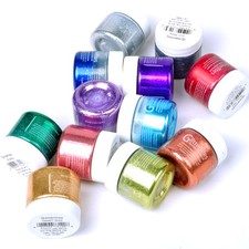 GLITTER PAINT -FOR LEATHER  SYNTHETIC - 15 Colors TOP QUALITY  