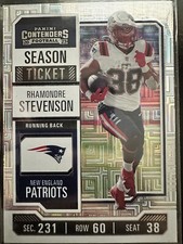 2023 Panini Contenders Football- Mojo Ticket #71 Rhamondre Stevenson Patriots