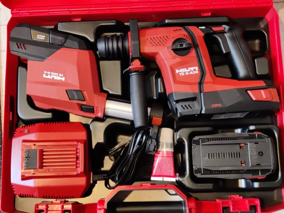 HILTI Cordless Hammer Drill TE6 A36 Kit Brand New In Hilti Plastic