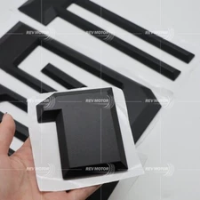 0.3in Black Rear Trunk Tailgate Insert Letters Emblem For F-150 2021-2024