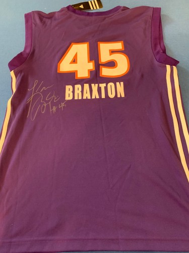WNBA PHX MERCURYS.KARA BRAXTON SIGNED/AUTOGRAPHED ADIDAS JERSEY!! JSA COA - Picture 5 of 5